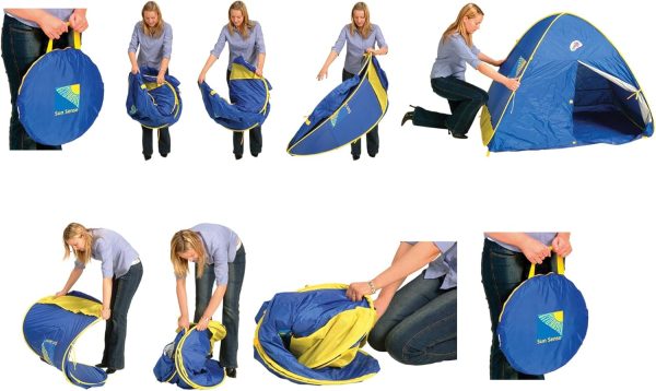 Schylling UV Play Shade. SPF 50+. Ultra portable . Blue